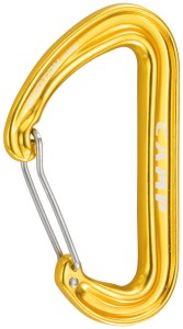 Photon Wire straight gate karabinek, kolor yellow