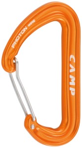 Photon Wire straight gate karabinek, kolor orange