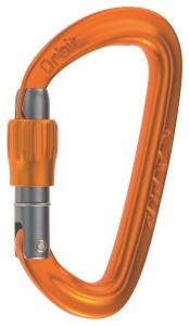 Orbit LOCK karabinek pomarańczowy