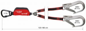 Retexo Gyro Rewind Lonża Y 120-180cm ALUHOOK 60mm
