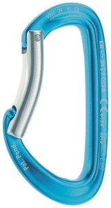 Orbit Bent Gate karabinek gięty Niebieski