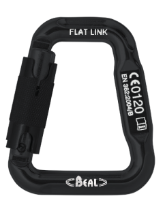 Karabinek Flat Link Black