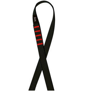 Pętla 80 cm x 18 mm taśma płaska Black