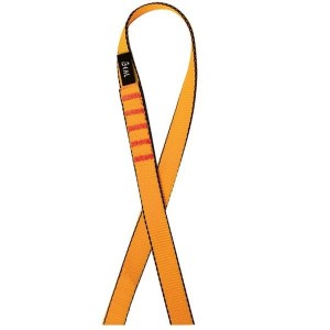 Pętla 120 cm x 18 mm taśma płaska Yellow