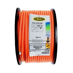 Lina półstatyczna Rescue 10,5 mm x 100 m Orange