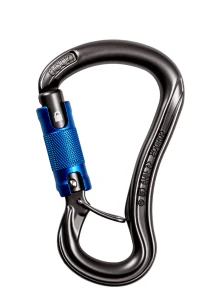 Karabinek Ocun CONDOR HMS TRIPLE anthracite/blue