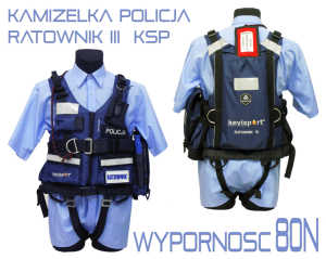 Kamizelka asekuracyjna RATOWNIK III POLICJA KSP 80N